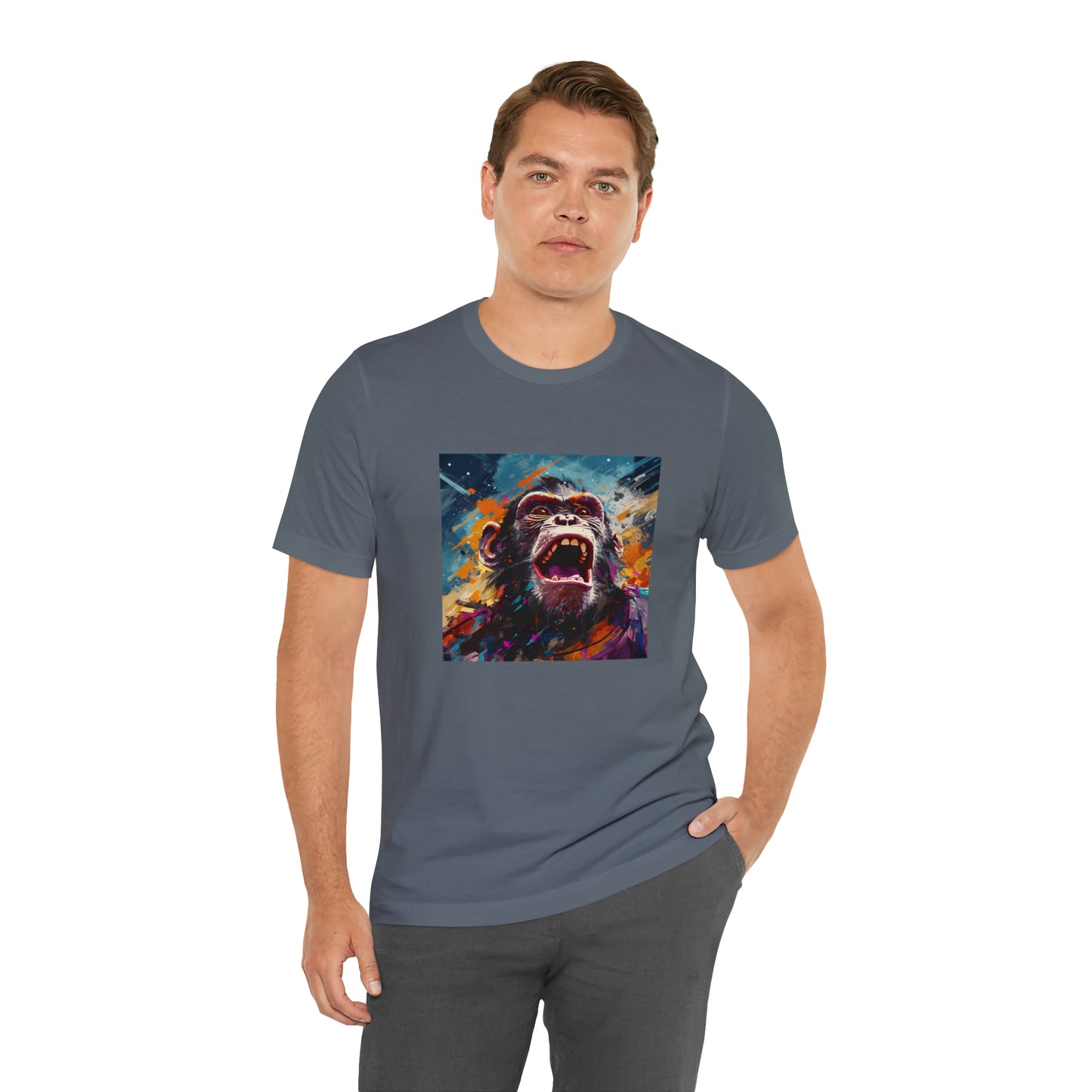 Monkey Abstract Unisex Jersey Tee