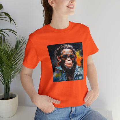 Terminator Monkey Unisex Short Sleeve Tee