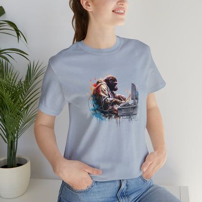 Ape Fixing Computer Unisex Tee