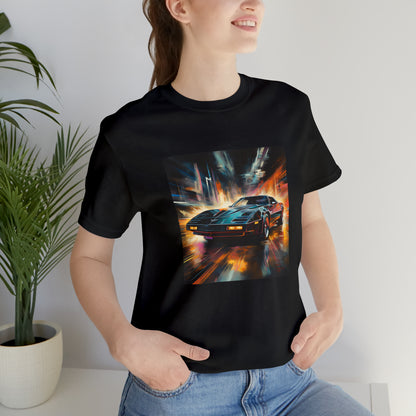 Knight Rider Abstract Unisex Jersey Short Sleeve Tee