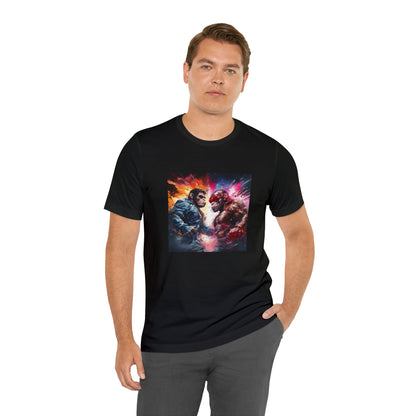 Terminator vs Rocky Monkey Unisex Jersey Tee