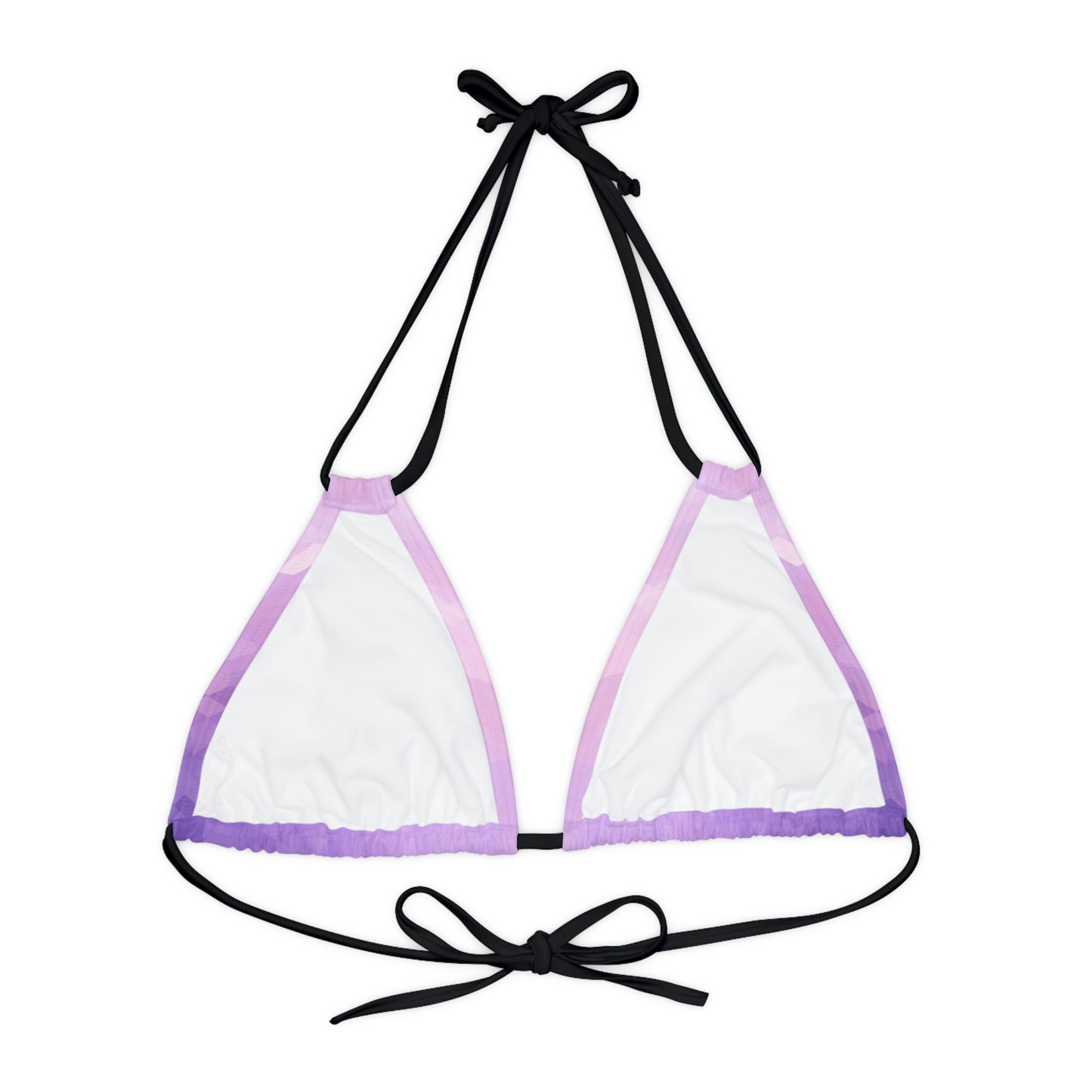 Light Purple Triangle Bikini Top Swimwear