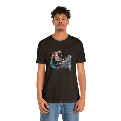 Ape Fixing Computer Unisex Tee