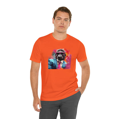 Miami Vice Gorilla - Unisex Jersey Short Sleeve Tee