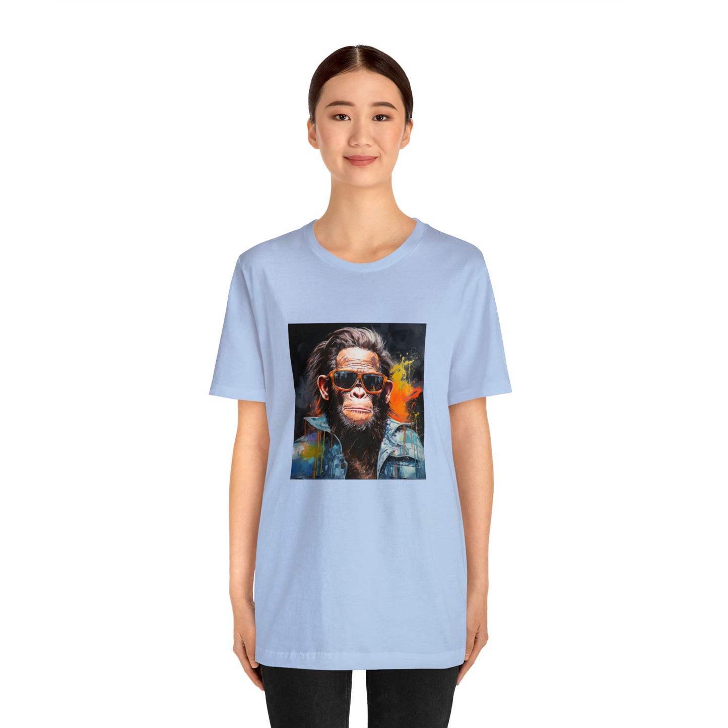 Terminator Monkey Unisex Short Sleeve Tee