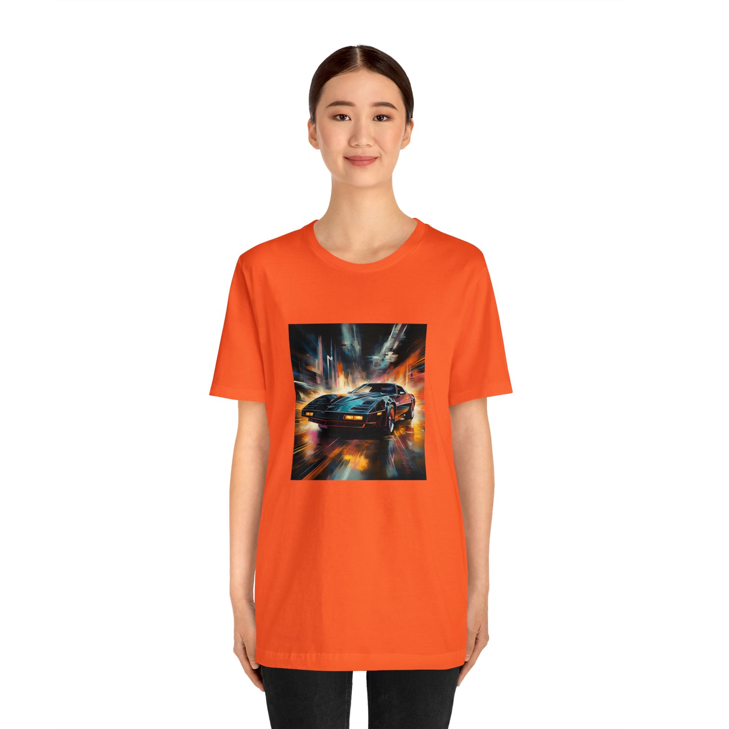 Knight Rider Abstract Unisex Jersey Short Sleeve Tee