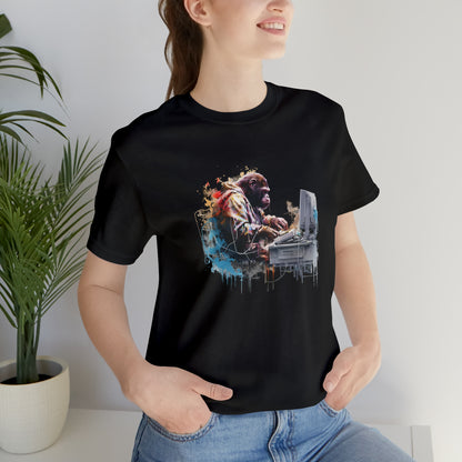 Ape Fixing Computer Unisex Tee