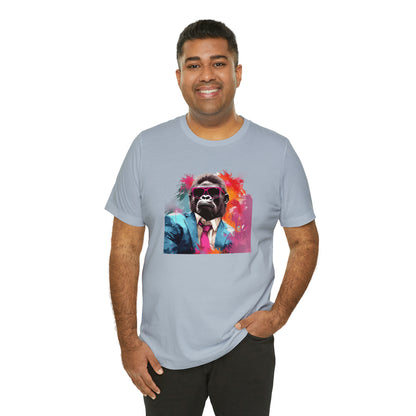 Miami Vice Gorilla - Unisex Jersey Short Sleeve Tee