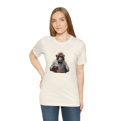 Monkey Scientist Unisex Jersey Short Sleeve Tee