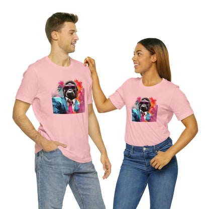 Miami Vice Gorilla - Unisex Jersey Short Sleeve Tee