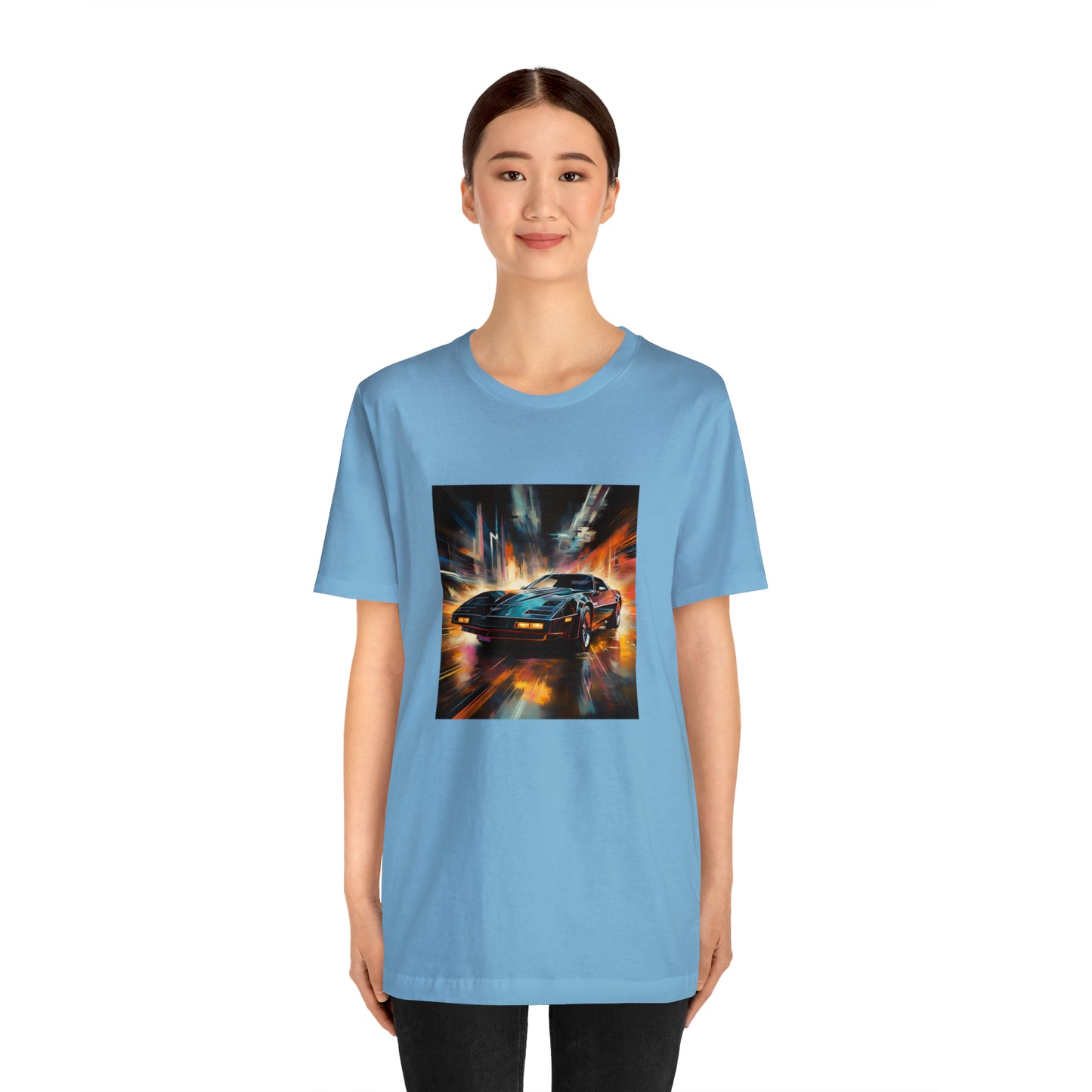 Knight Rider Abstract Unisex Jersey Short Sleeve Tee