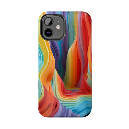 Rainbow Stripes Tough Phone Case