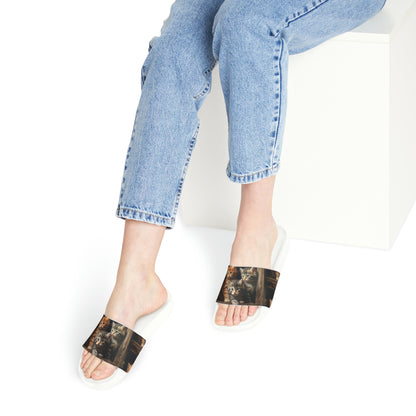 Women's PU Slide Sandals - Kittens