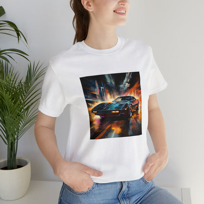 Knight Rider Abstract Unisex Jersey Short Sleeve Tee