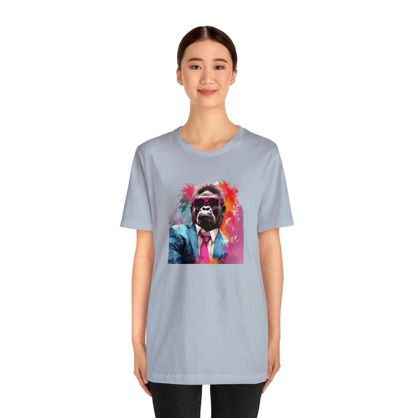 Miami Vice Gorilla - Unisex Jersey Short Sleeve Tee