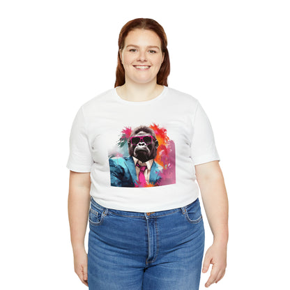 Miami Vice Gorilla - Unisex Jersey Short Sleeve Tee