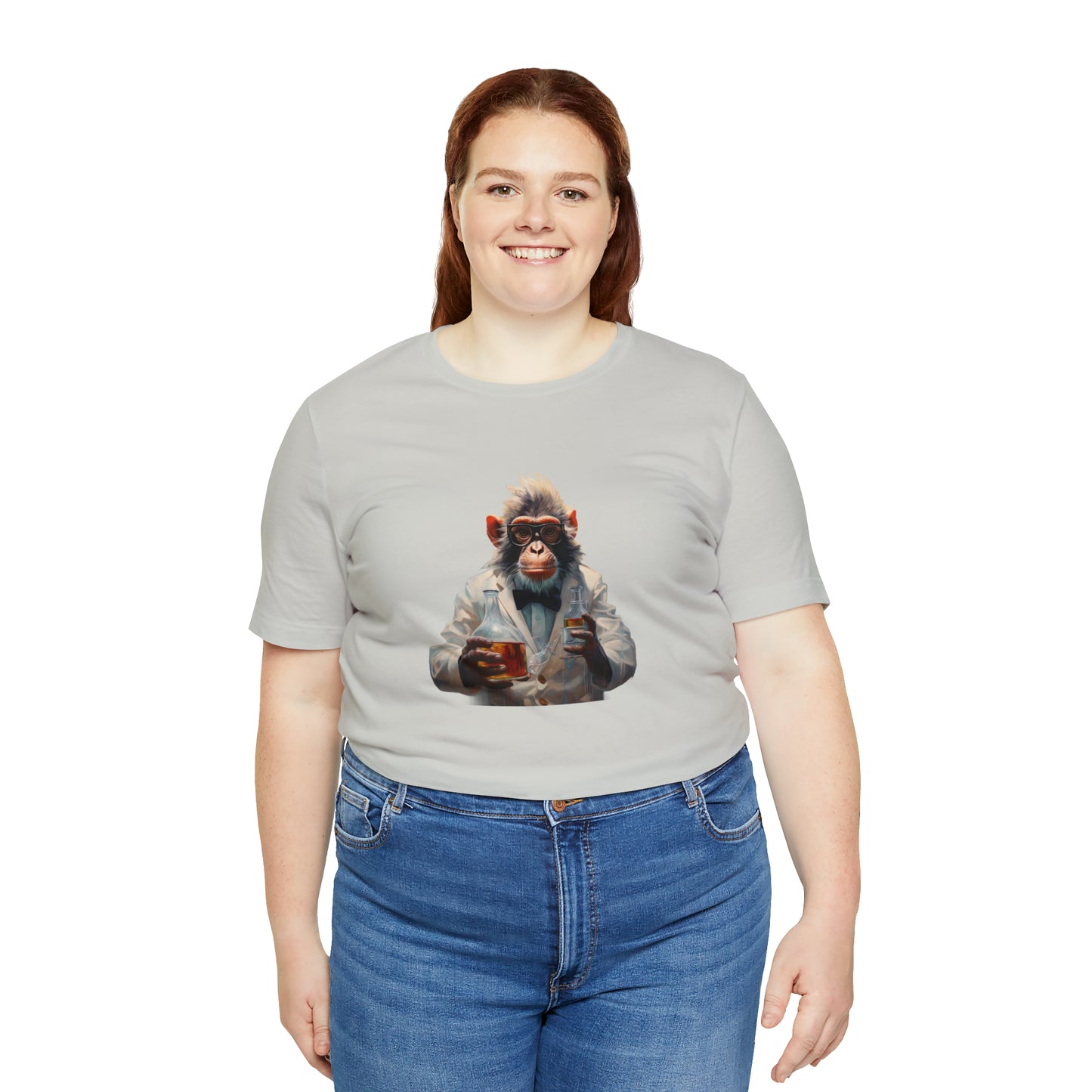 Monkey Scientist Unisex Jersey Short Sleeve Tee