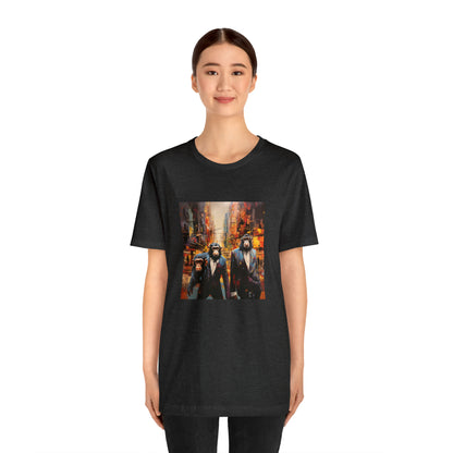 Apes in the City - Abstract Unisex Jersey Short Sleeve Tee