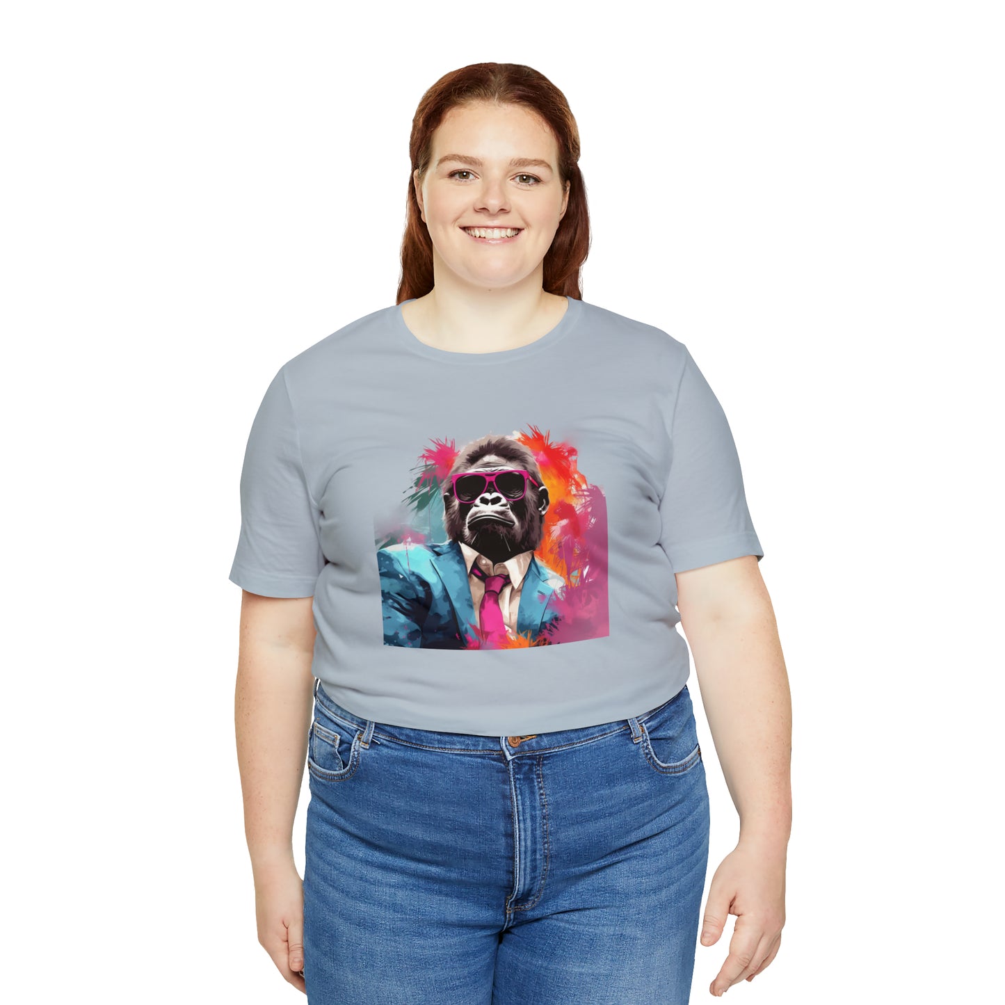 Miami Vice Gorilla - Unisex Jersey Short Sleeve Tee