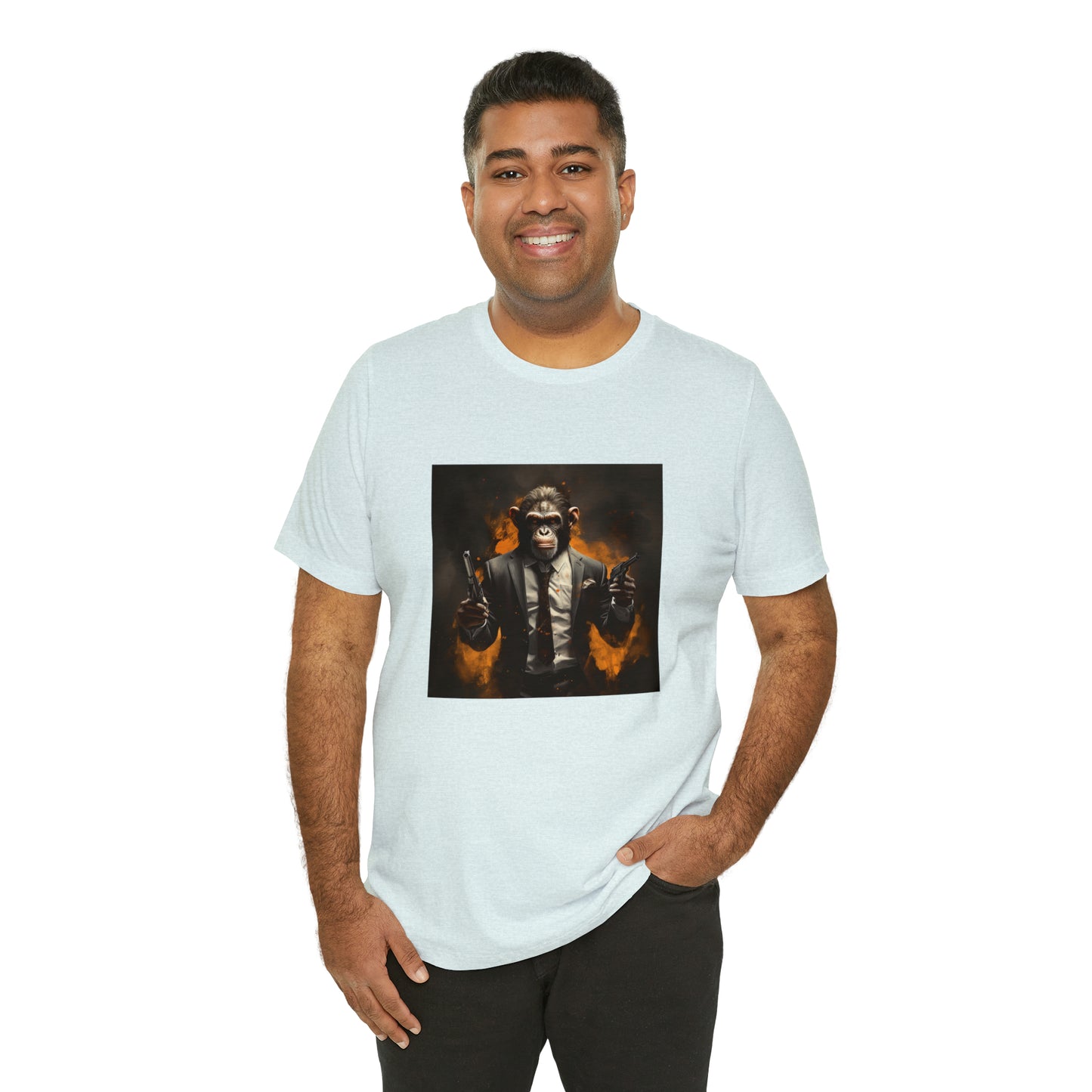 Monkey in a Suit Unisex Jersey Tee