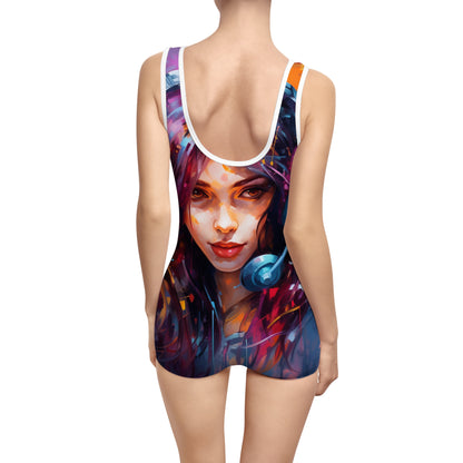 Gamer Girl Vintage Swimsuit