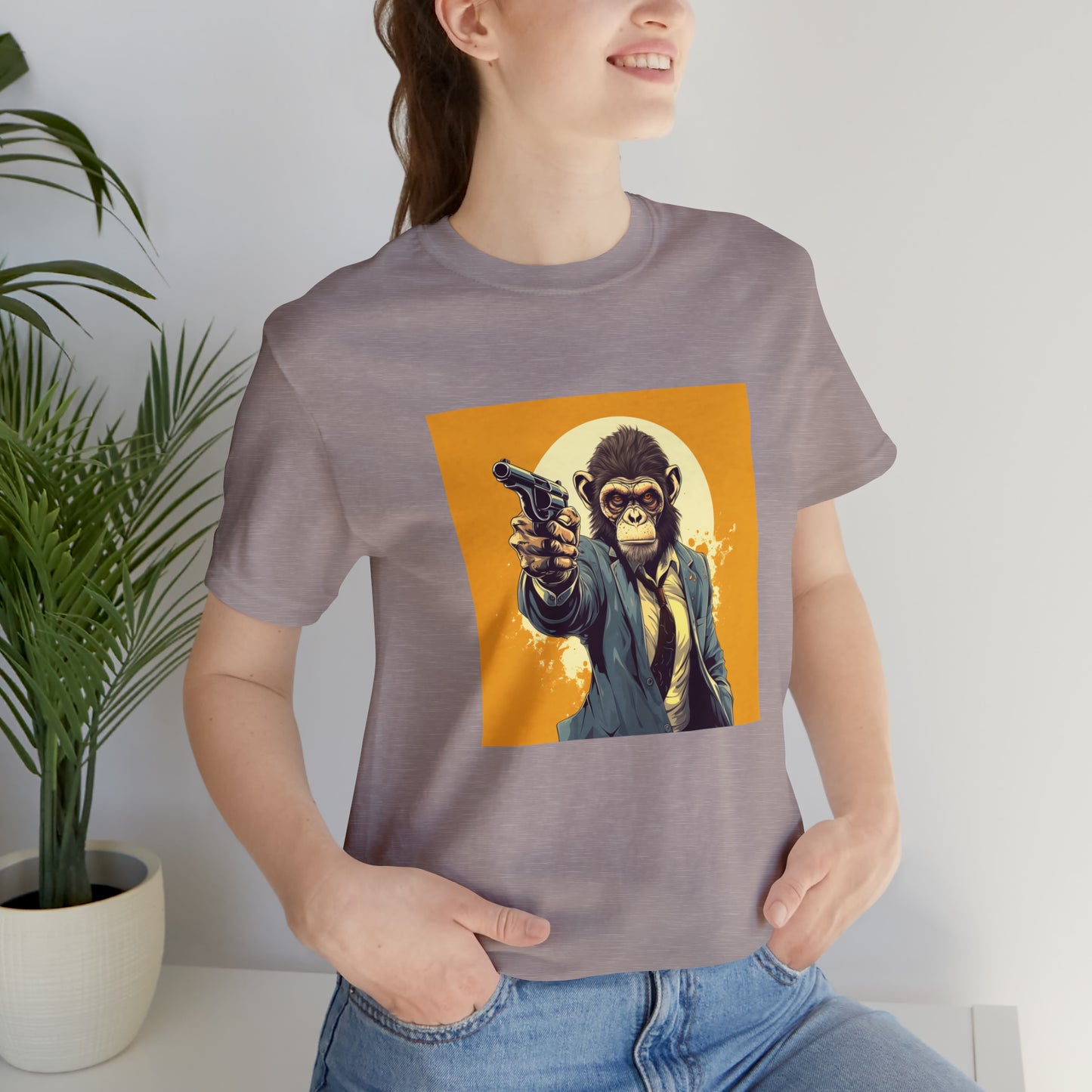 Monkey Unisex Jersey Tee