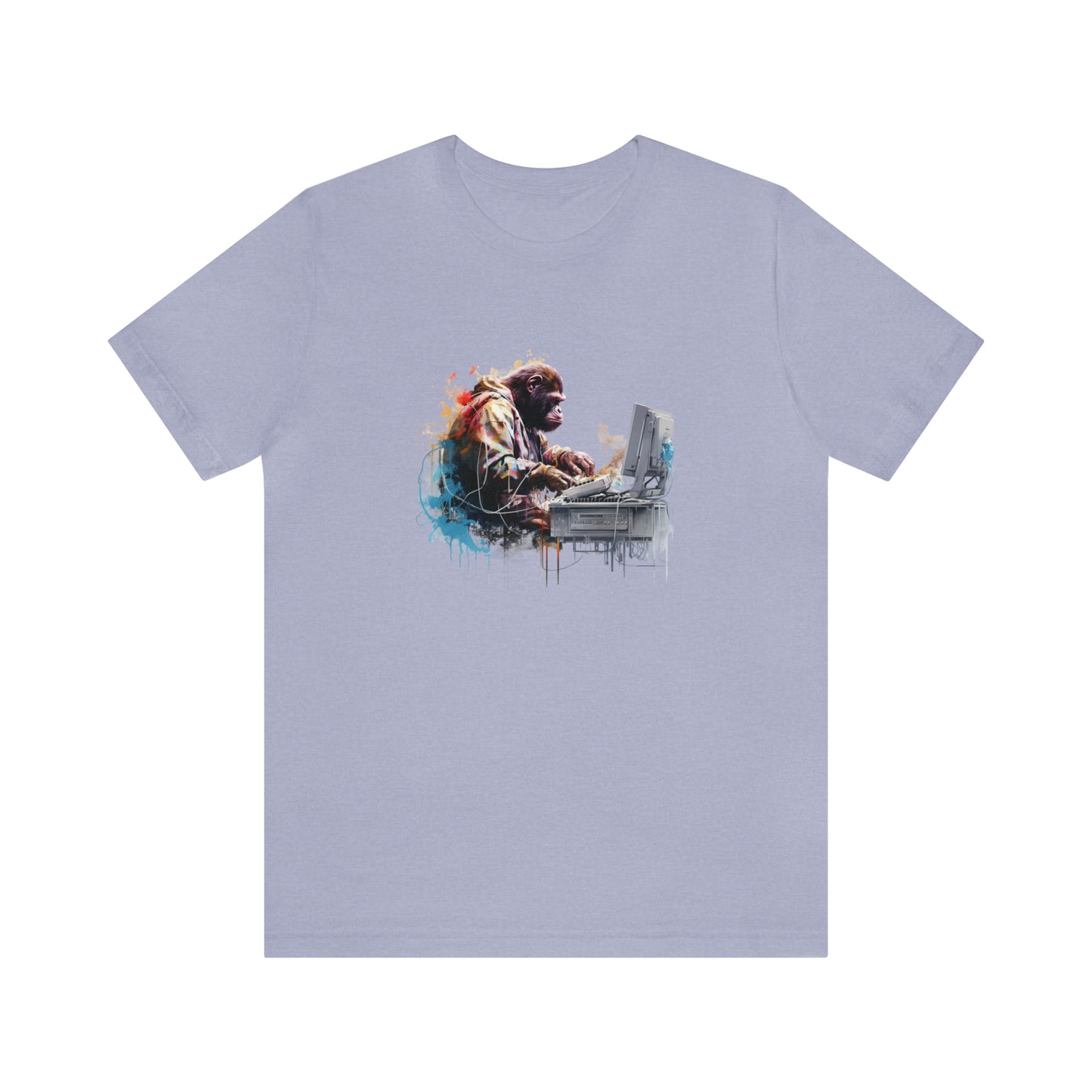 Ape Fixing Computer Unisex Tee