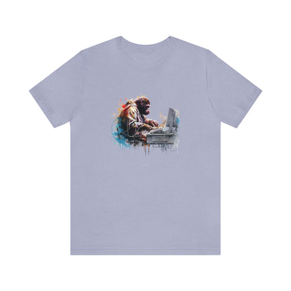 Ape Fixing Computer Unisex Tee