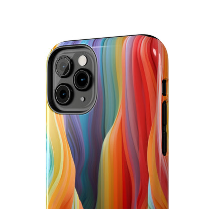 Rainbow Stripes Tough Phone Case