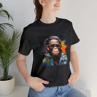 Terminator Monkey Unisex Short Sleeve Tee