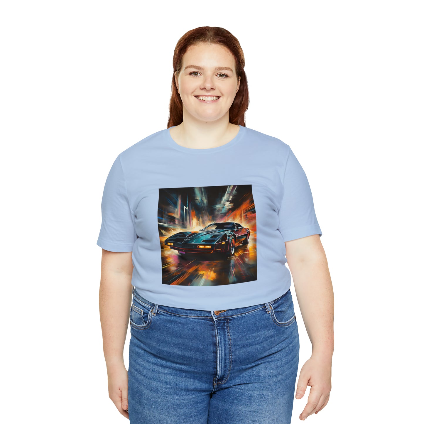 Knight Rider Abstract Unisex Jersey Short Sleeve Tee