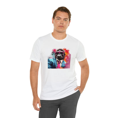 Miami Vice Gorilla - Unisex Jersey Short Sleeve Tee