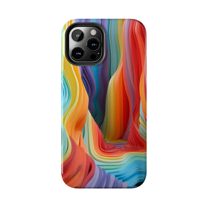 Rainbow Stripes Tough Phone Case