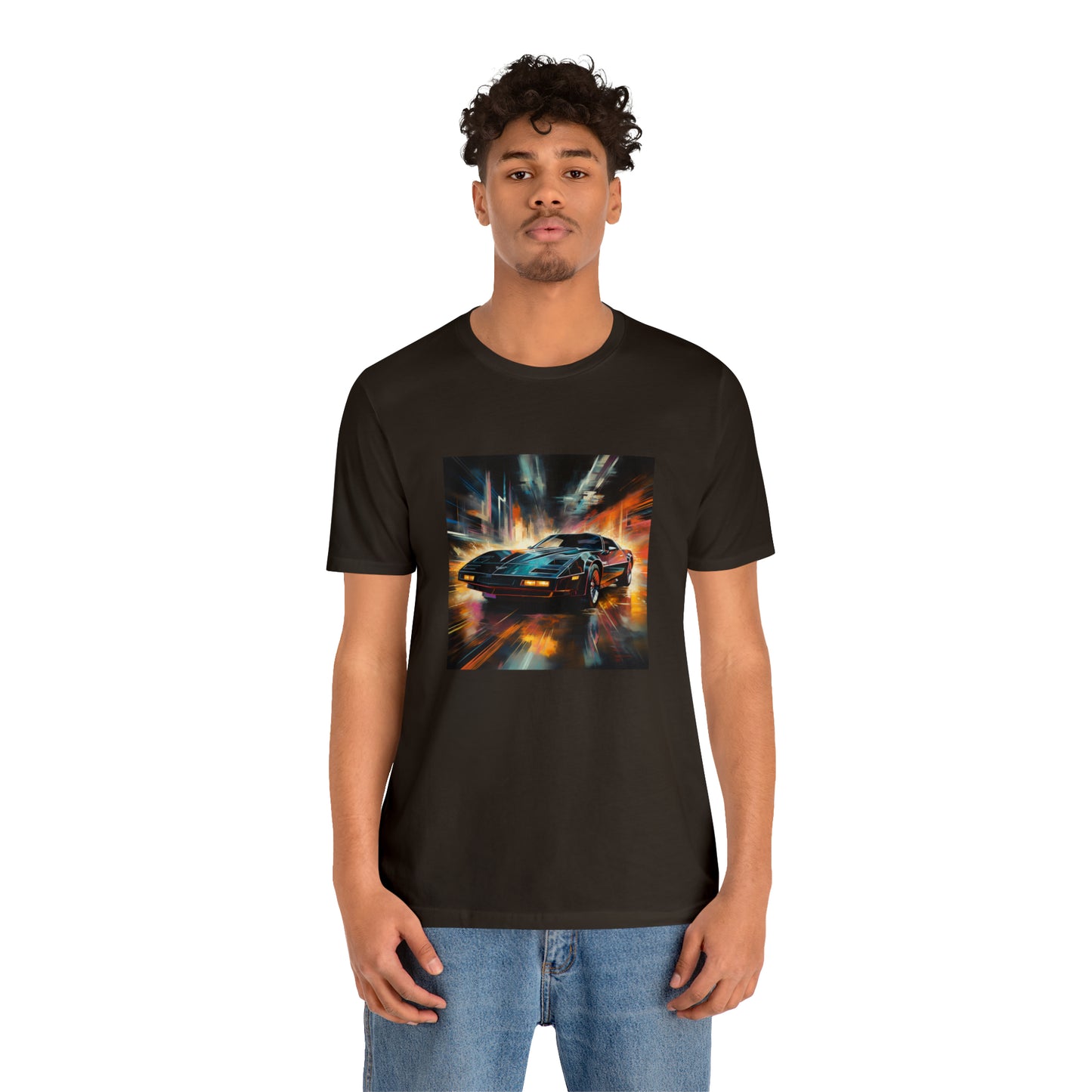 Knight Rider Abstract Unisex Jersey Short Sleeve Tee