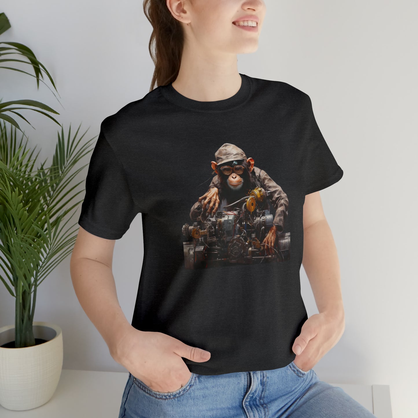 Unisex Monkey Mechanic Tee