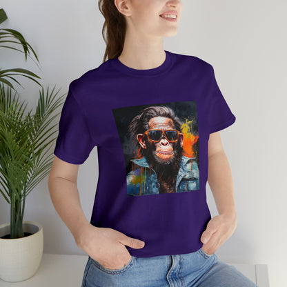 Terminator Monkey Unisex Short Sleeve Tee