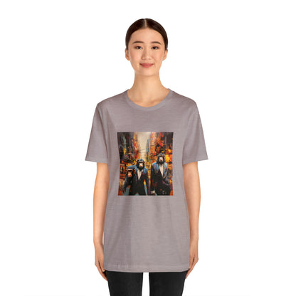 Apes in the City - Abstract Unisex Jersey Short Sleeve Tee