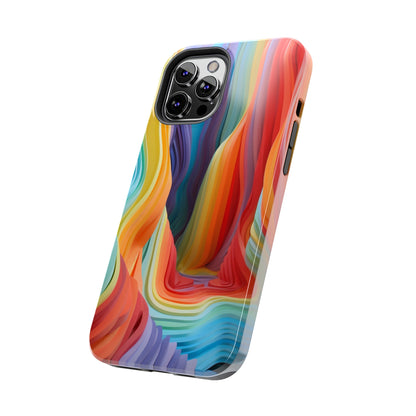 Rainbow Stripes Tough Phone Case