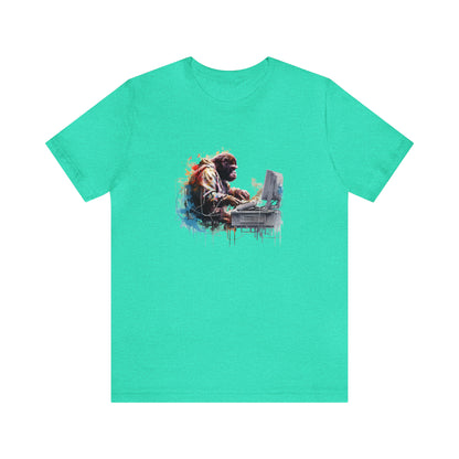 Ape Fixing Computer Unisex Tee