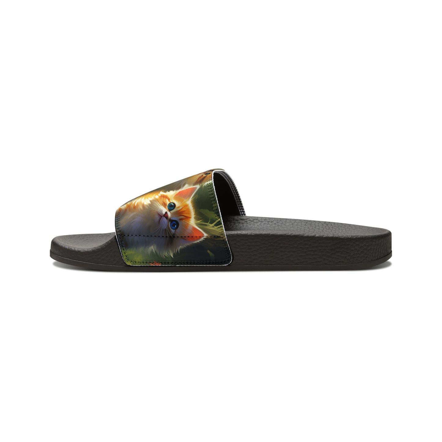 Youth PU Slide Sandals - Kittens