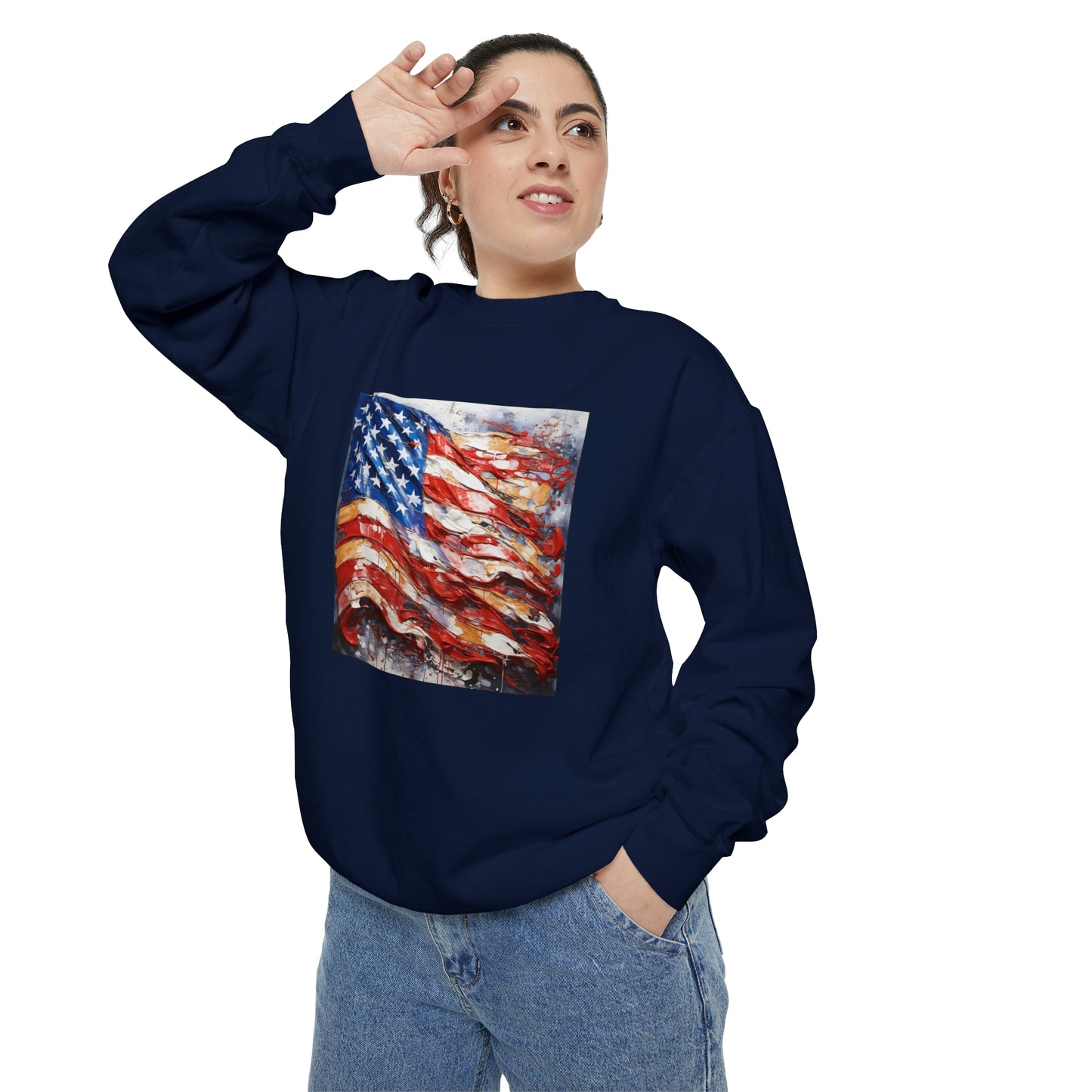 USA Flag Unisex Sweatshirt