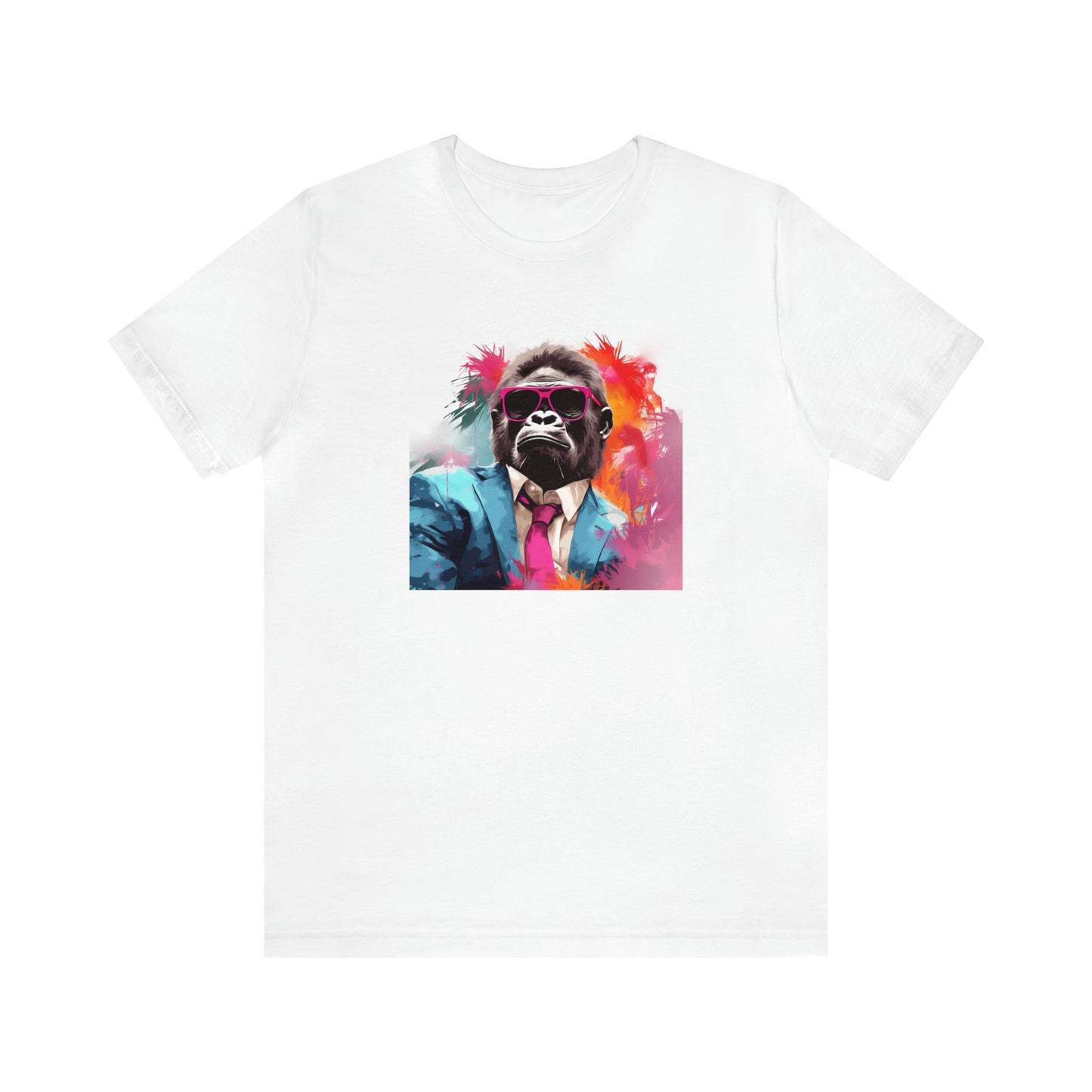 Miami Vice Gorilla - Unisex Jersey Short Sleeve Tee