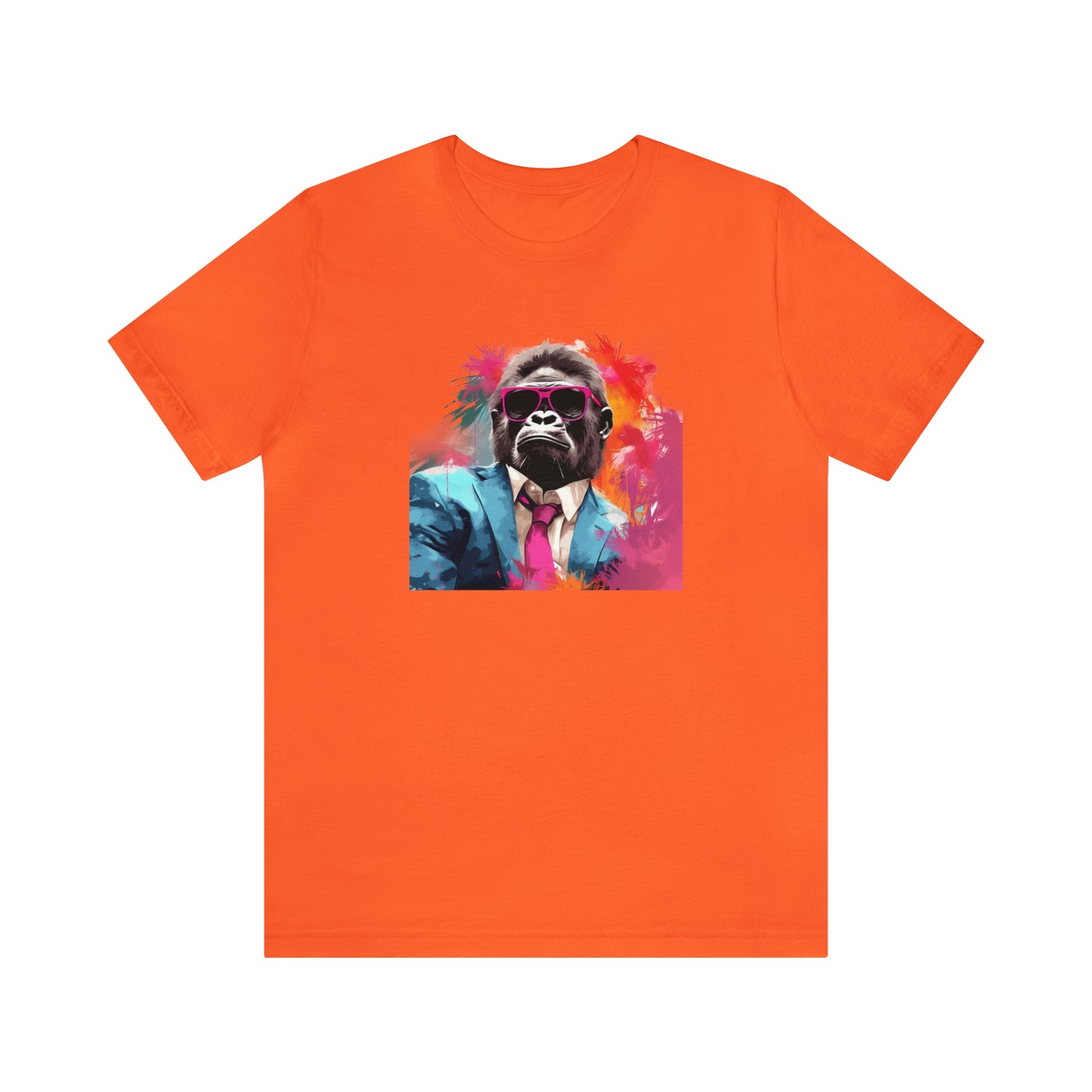 Miami Vice Gorilla - Unisex Jersey Short Sleeve Tee