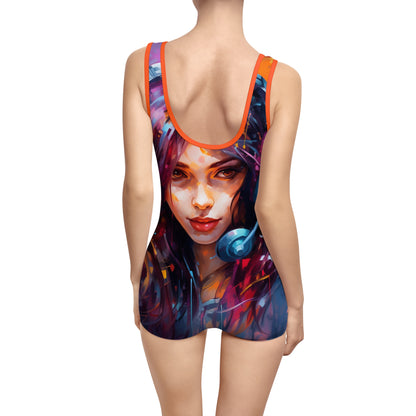 Gamer Girl Vintage Swimsuit