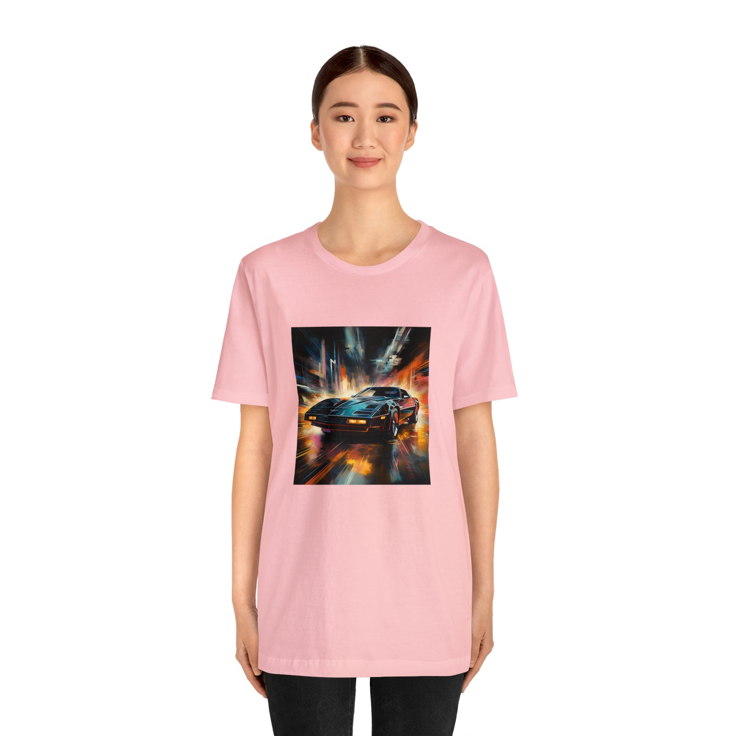 Knight Rider Abstract Unisex Jersey Short Sleeve Tee