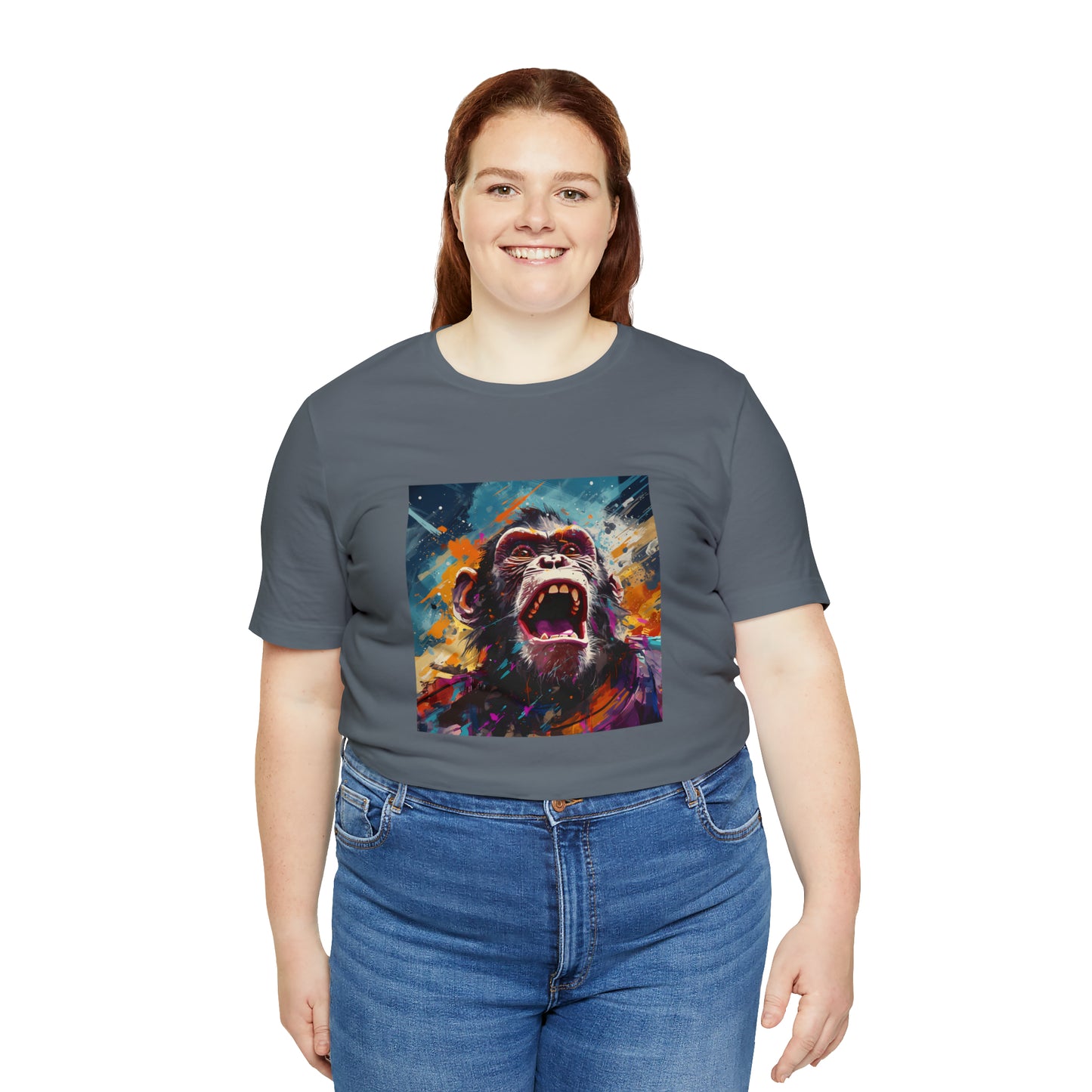 Monkey Abstract Unisex Jersey Tee