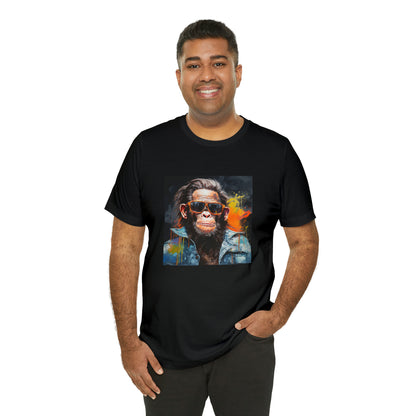 Terminator Monkey Unisex Short Sleeve Tee