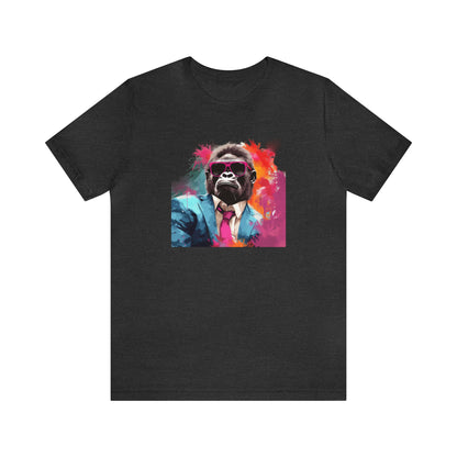 Miami Vice Gorilla - Unisex Jersey Short Sleeve Tee