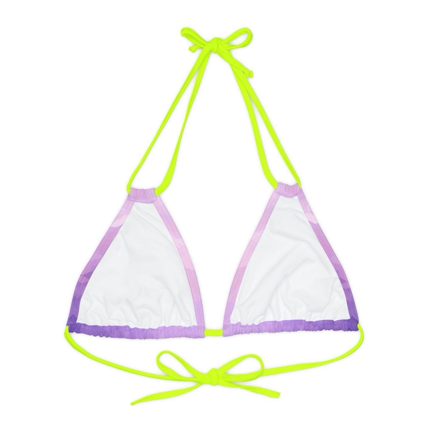 Light Purple Triangle Bikini Top Swimwear