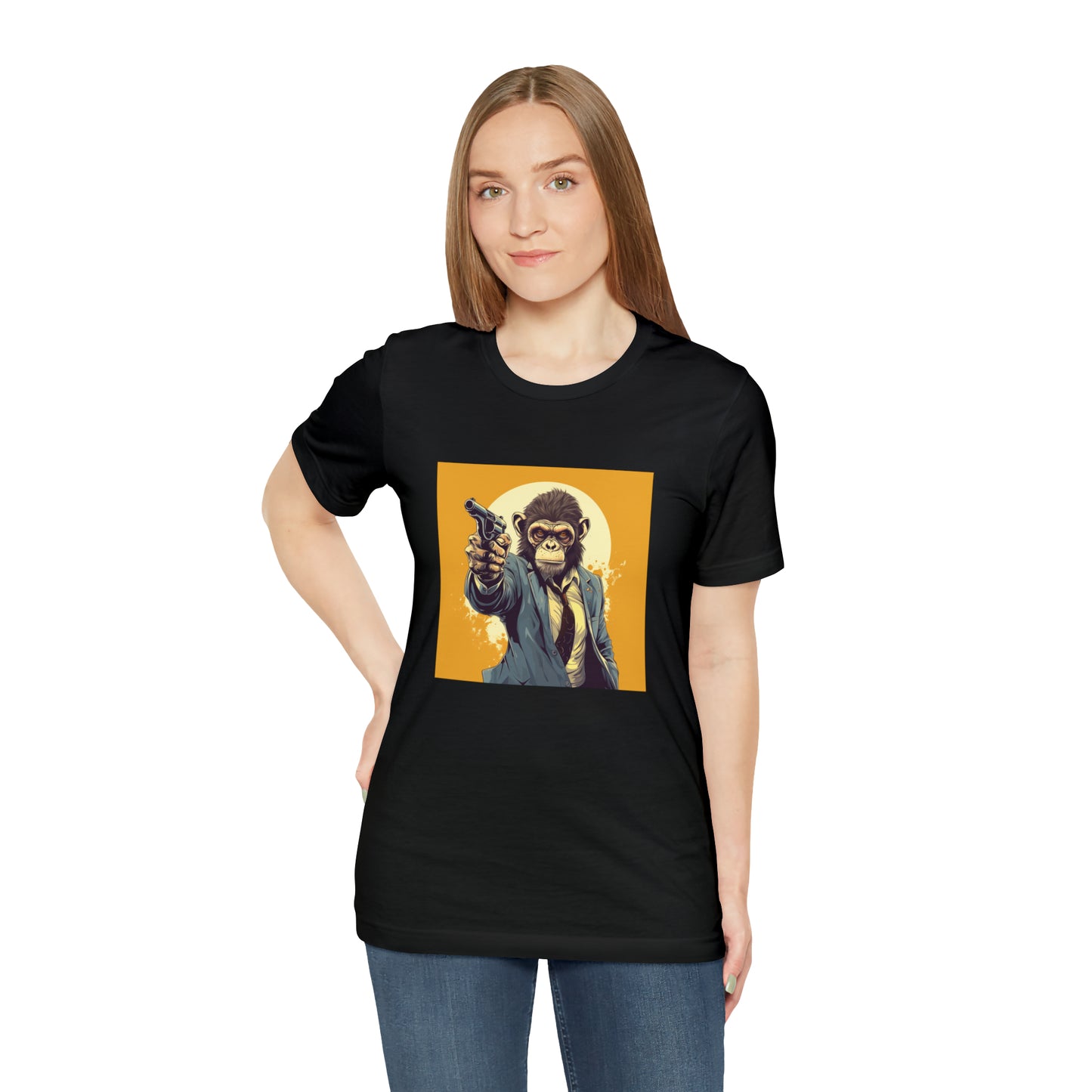 Monkey Unisex Jersey Tee